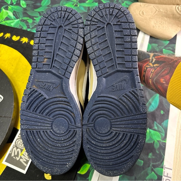 Nike Dunk Low Next Nature Midnight Navy/Gold Size 8M/9.5W - Picture 6 of 6